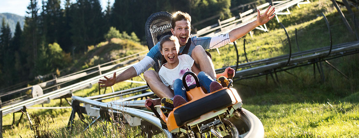 Action im Sommerurlaub in Flachau, Salzburger Land